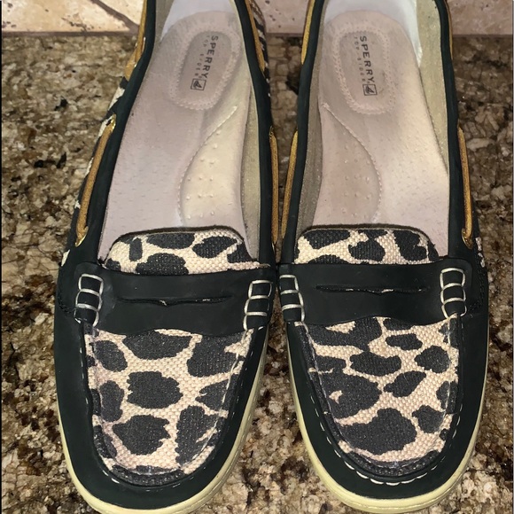 Sperry Pennyfish Leopard Loafer